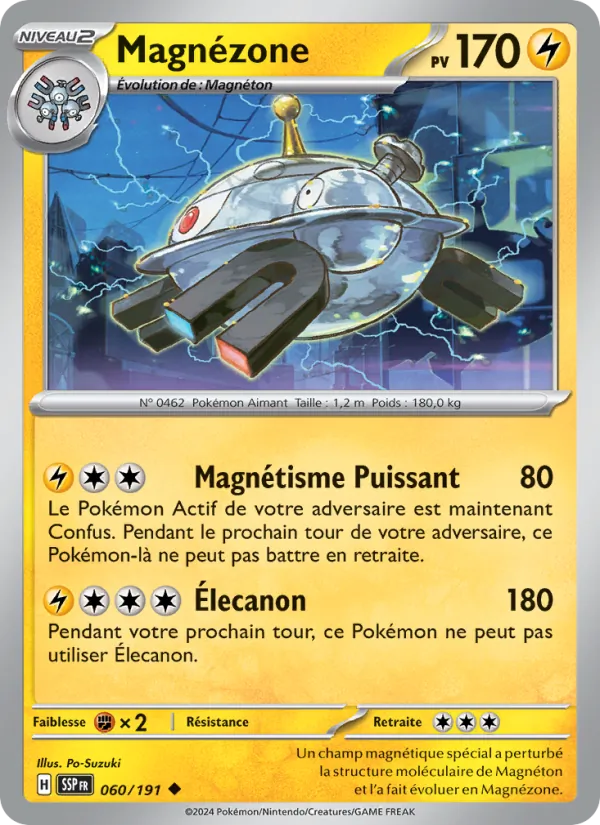 Carte Magnézone 060/191 – Étincelles Déferlantes