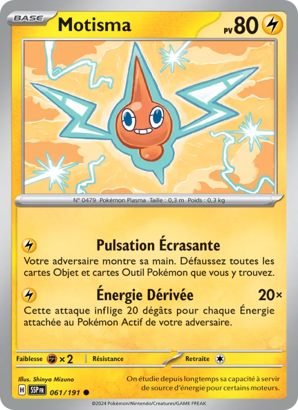 Carte Motisma 061/191 – Étincelles Déferlantes