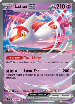 Carte Latias-ex 076/191 – Étincelles Déferlantes
