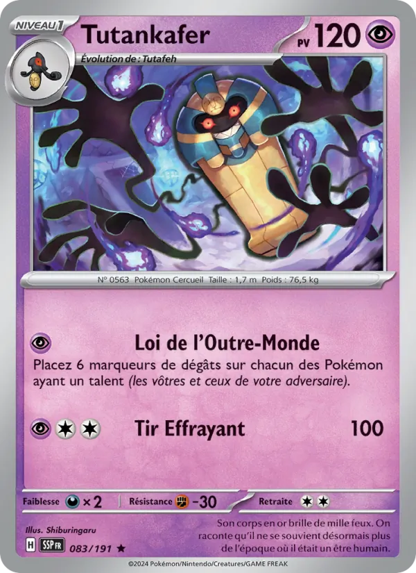 Carte Tutankafer 083/191 – Étincelles Déferlantes
