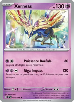 Carte Xerneas 088/191 – Étincelles Déferlantes