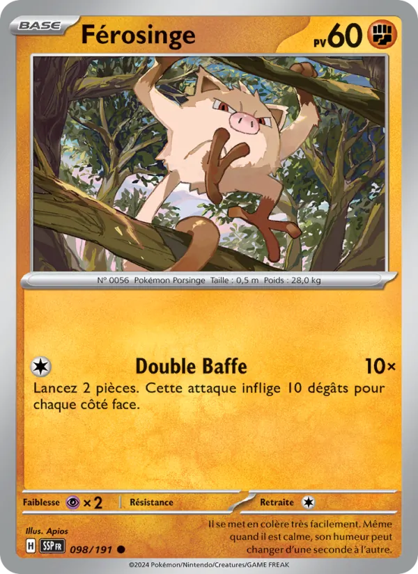 Carte Férosinge 098/191 – Étincelles Déferlantes
