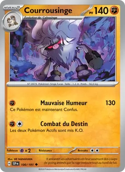 Carte Courrousinge 100/191 – Étincelles Déferlantes