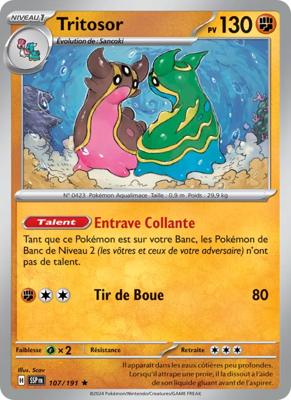 Carte Tritosor 107/191 – Étincelles Déferlantes