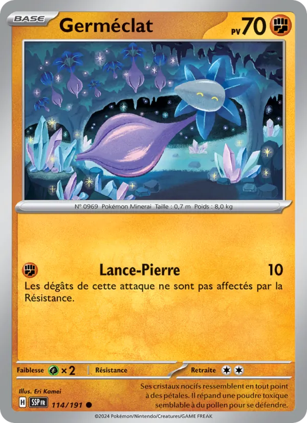 Carte Germéclat 114/191 – Étincelles Déferlantes