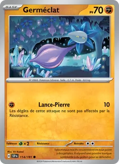 Carte Germéclat 114/191 – Étincelles Déferlantes