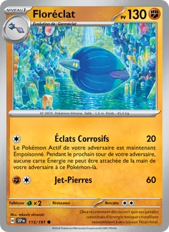 Carte Floréclat 115/191 – Étincelles Déferlantes