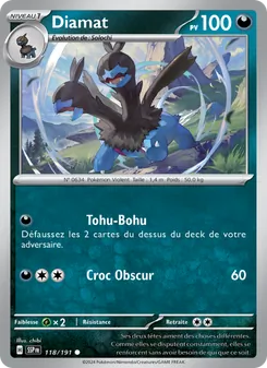 Carte Diamat 118/191 – Étincelles Déferlantes