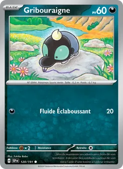 Carte Gribouraigne 120/191 – Étincelles Déferlantes