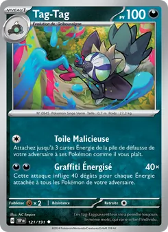 Carte Tag-Tag 121/191 – Étincelles Déferlantes