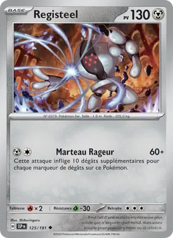 Carte Registeel 125/191 – Étincelles Déferlantes