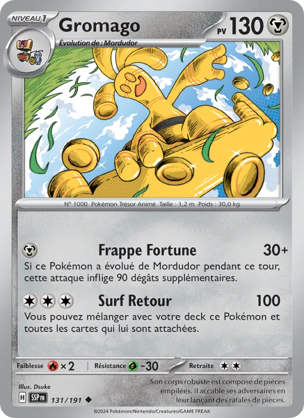 Carte Gromago 131/191 – Étincelles Déferlantes