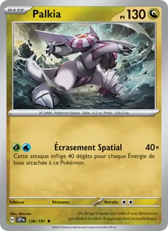 Carte Palkia 136/191 – Étincelles Déferlantes