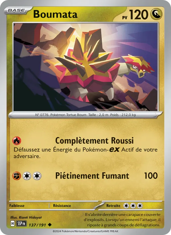 Carte Boumata 137/191 – Étincelles Déferlantes