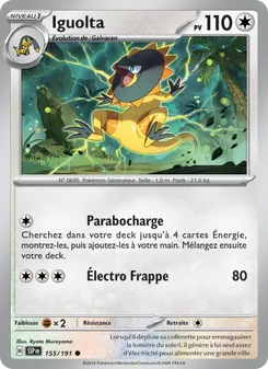 Carte Iguolta 155/191 – Étincelles Déferlantes