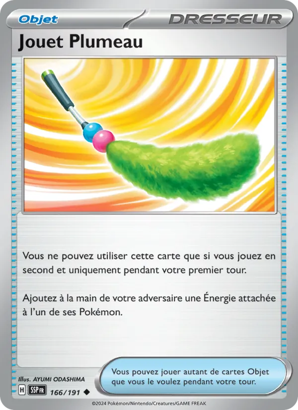 Carte Jouet Plumeau 166/191 – Étincelles Déferlantes