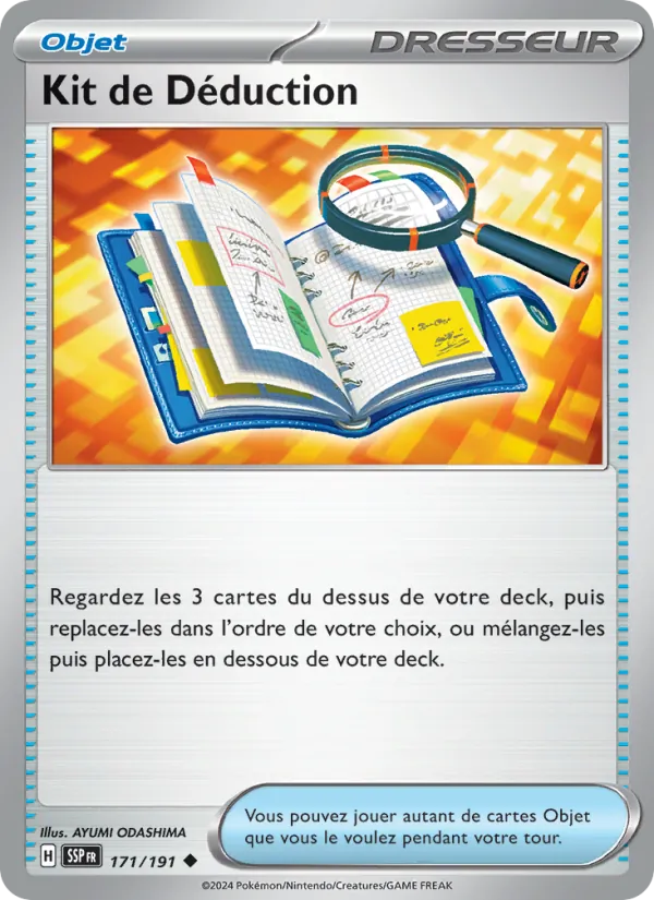 Carte Kit de Déduction 171/191 – Étincelles Déferlantes