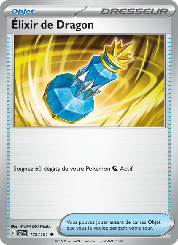 Carte Élixir de Dragon 172/191 – Étincelles Déferlantes