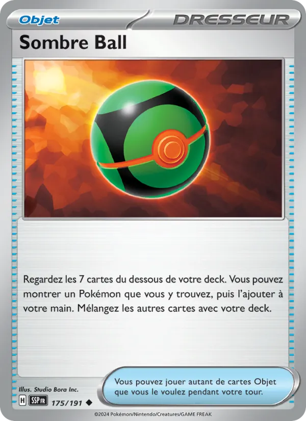 Carte Sombre Ball 175/191 – Étincelles Déferlantes