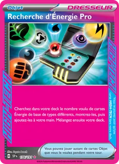 Carte Recherche d'Énergie Pro 176/191 – Étincelles Déferlantes