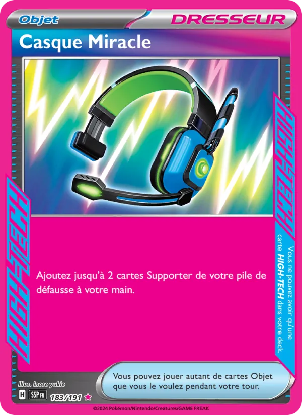Carte Casque Miracle 183/191 – Étincelles Déferlantes