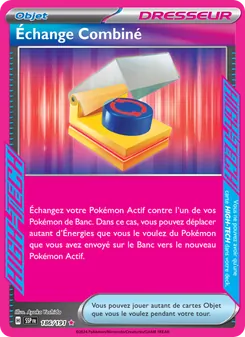 Carte Échange Combiné 186/191 – Étincelles Déferlantes