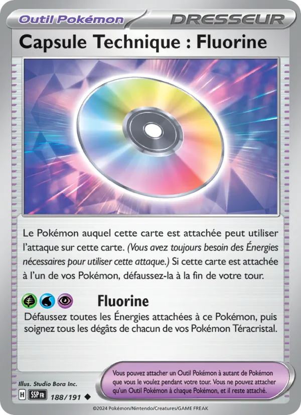Carte Capsule Technique : Fluorine 188/191 – Étincelles Déferlantes
