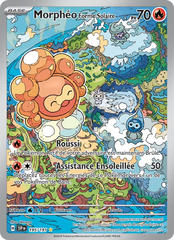 Carte Morphéo Forme Solaire 195/191 – Étincelles Déferlantes