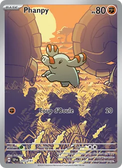 Carte Phanpy 205/191 – Étincelles Déferlantes