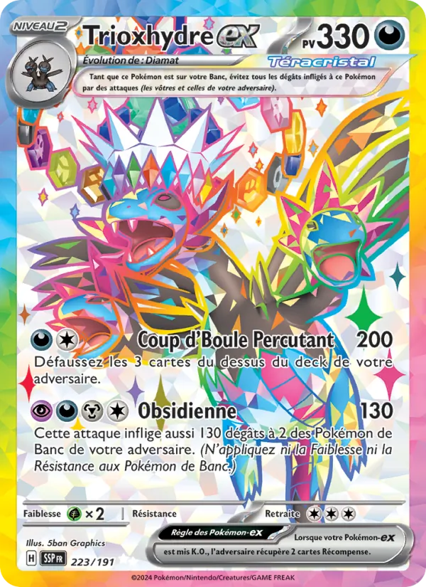 Carte Trioxhydre-ex 223/191 – Étincelles Déferlantes