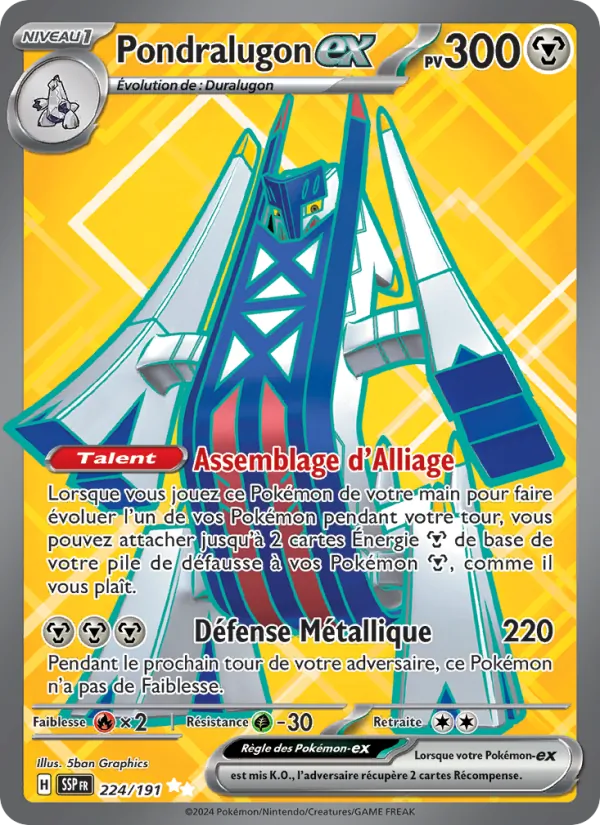 Carte Pondralugon-ex 224/191 – Étincelles Déferlantes