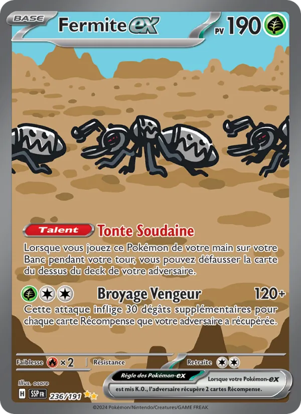 Carte Fermite-ex 236/191 – Étincelles Déferlantes