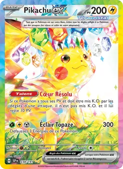 Carte Pikachu-ex 238/191 – Étincelles Déferlantes