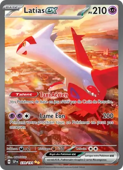 Carte Latias-ex 239/191 – Étincelles Déferlantes