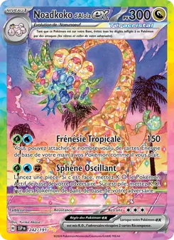 Carte Noadkoko d'Alola-ex 242/191 – Étincelles Déferlantes
