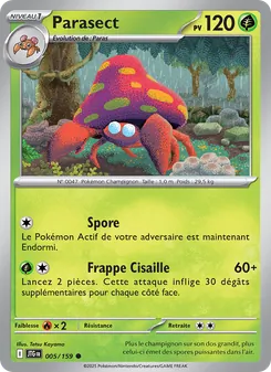 Carte Parasect 005/159 – Aventures Ensemble