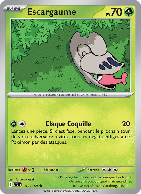 Carte Escargaume 012/159 – Aventures Ensemble