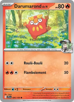 Carte Darumarond de N 026/159 – Aventures Ensemble