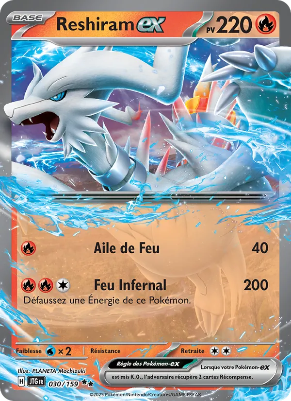 Carte Reshiram-ex 030/159 – Aventures Ensemble