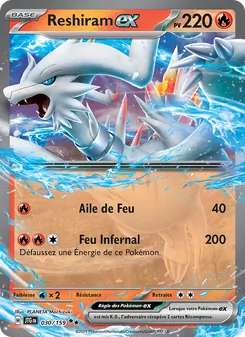 Carte Reshiram-ex 030/159 – Aventures Ensemble