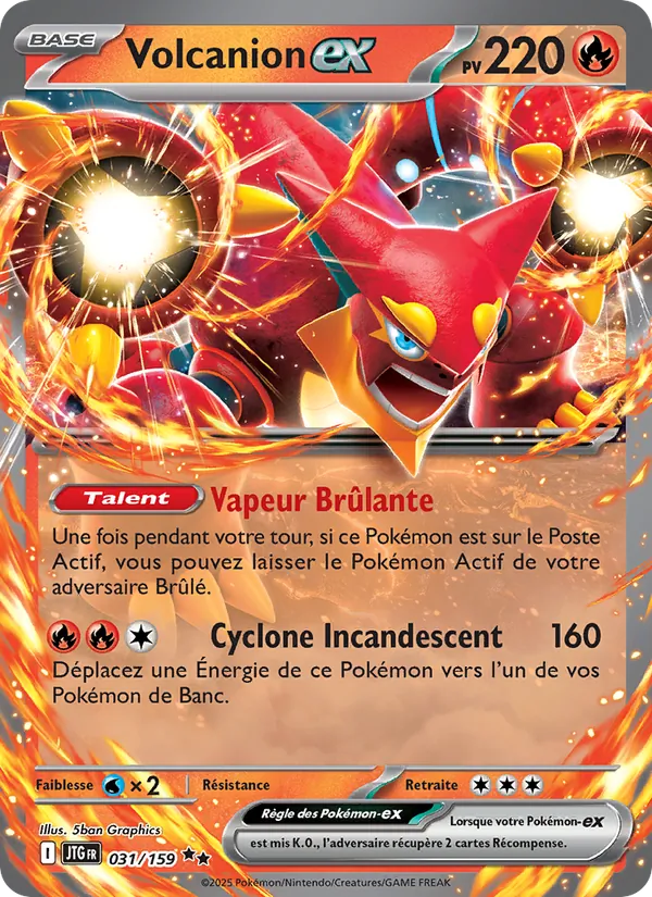 Carte Volcanion-ex 031/159 – Aventures Ensemble