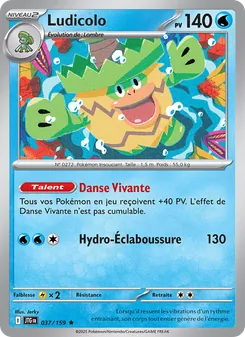 Carte Ludicolo 037/159 – Aventures Ensemble