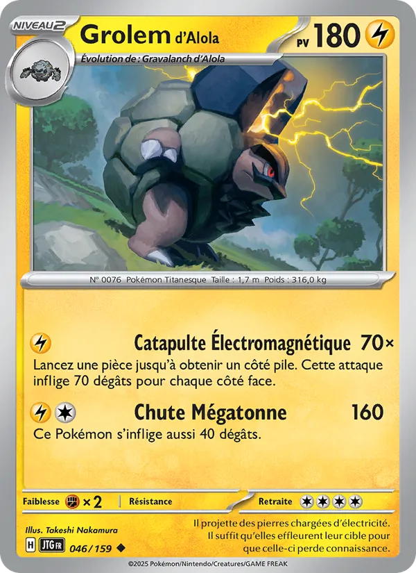 Carte Grolem d'Alola 046/159 – Aventures Ensemble