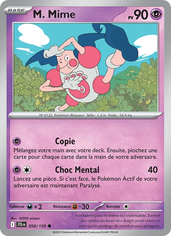Carte M. Mime 058/159 – Aventures Ensemble