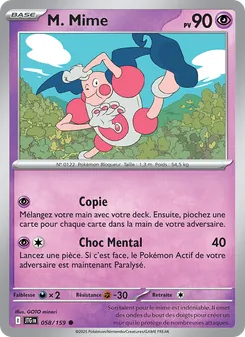 Carte M. Mime 058/159 – Aventures Ensemble