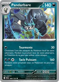 Carte Pandarbare 099/159 – Aventures Ensemble