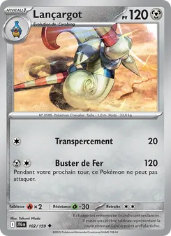 Carte Lançargot 102/159 – Aventures Ensemble