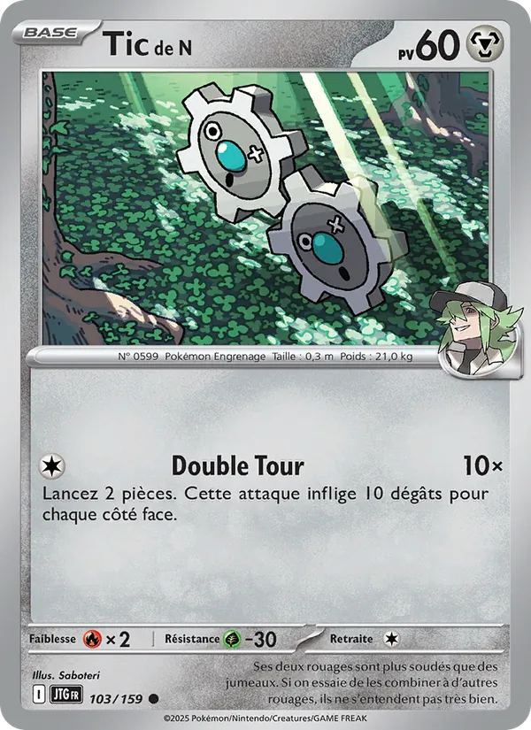 Carte Tic de N 103/159 – Aventures Ensemble