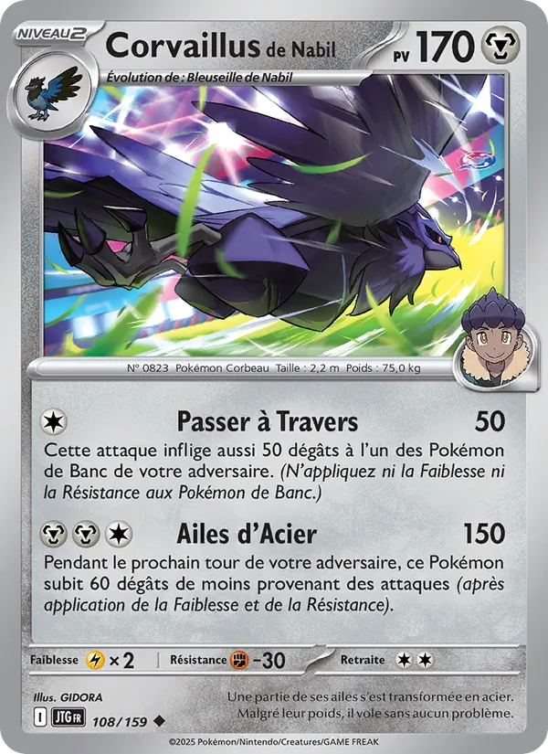 Carte Corvaillus de Nabil 108/159 – Aventures Ensemble