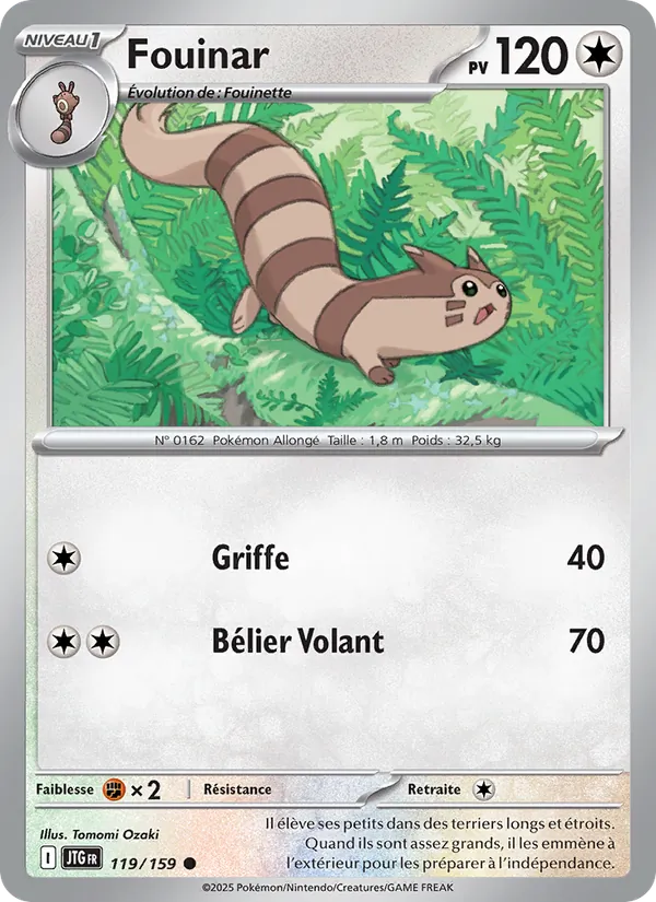 Carte Fouinar 119/159 – Aventures Ensemble